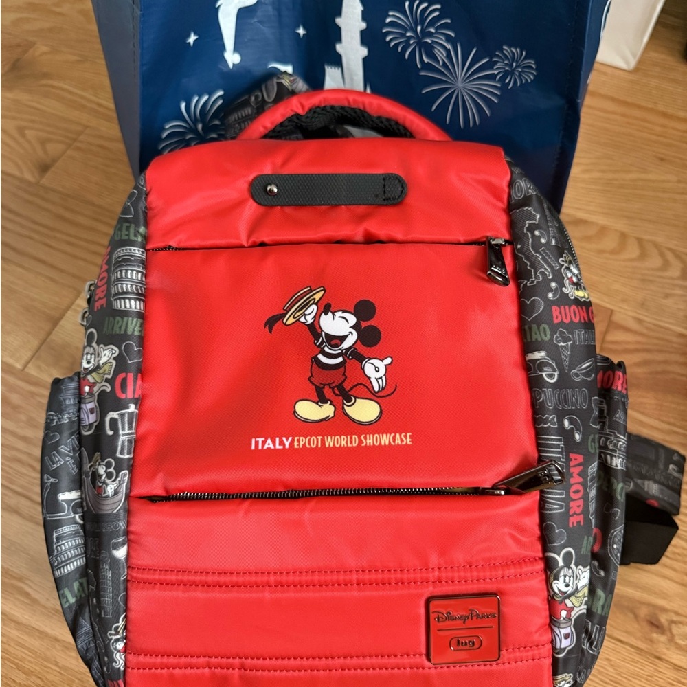 Lug Red and Black Mickey Mouse Backpack